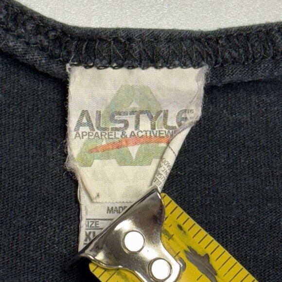 Laughlin Nevada Biker T Shirt Mens XL 23x29.5 Black Sleeveless Skull - Picture 9 of 11